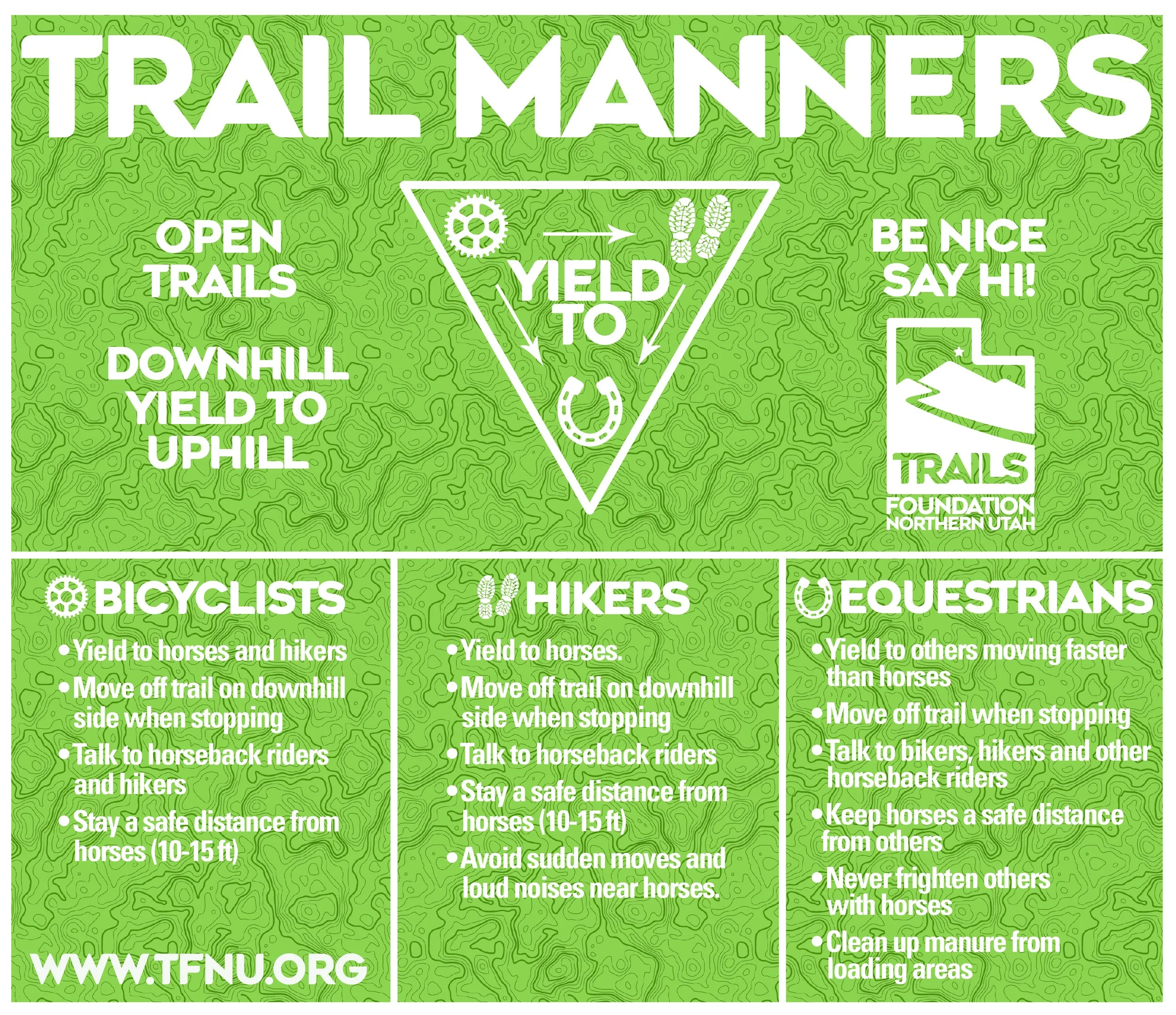 Trail Etiquette — Trails Foundation Northern Utah