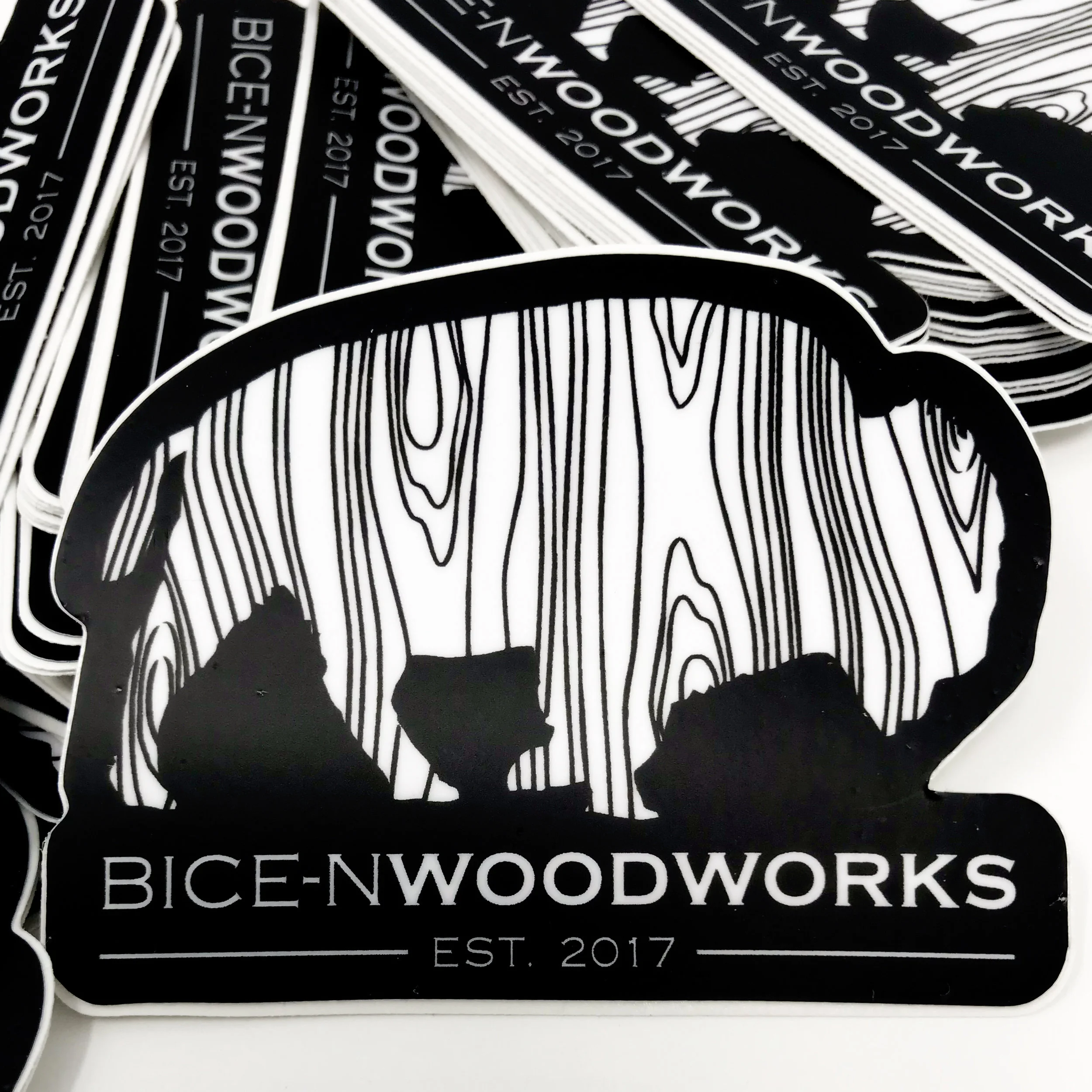 Bice-N Woodworks Sticker