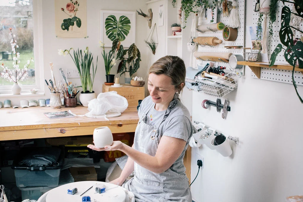 Pottery workshop space of Kt Robbins Ceramics
