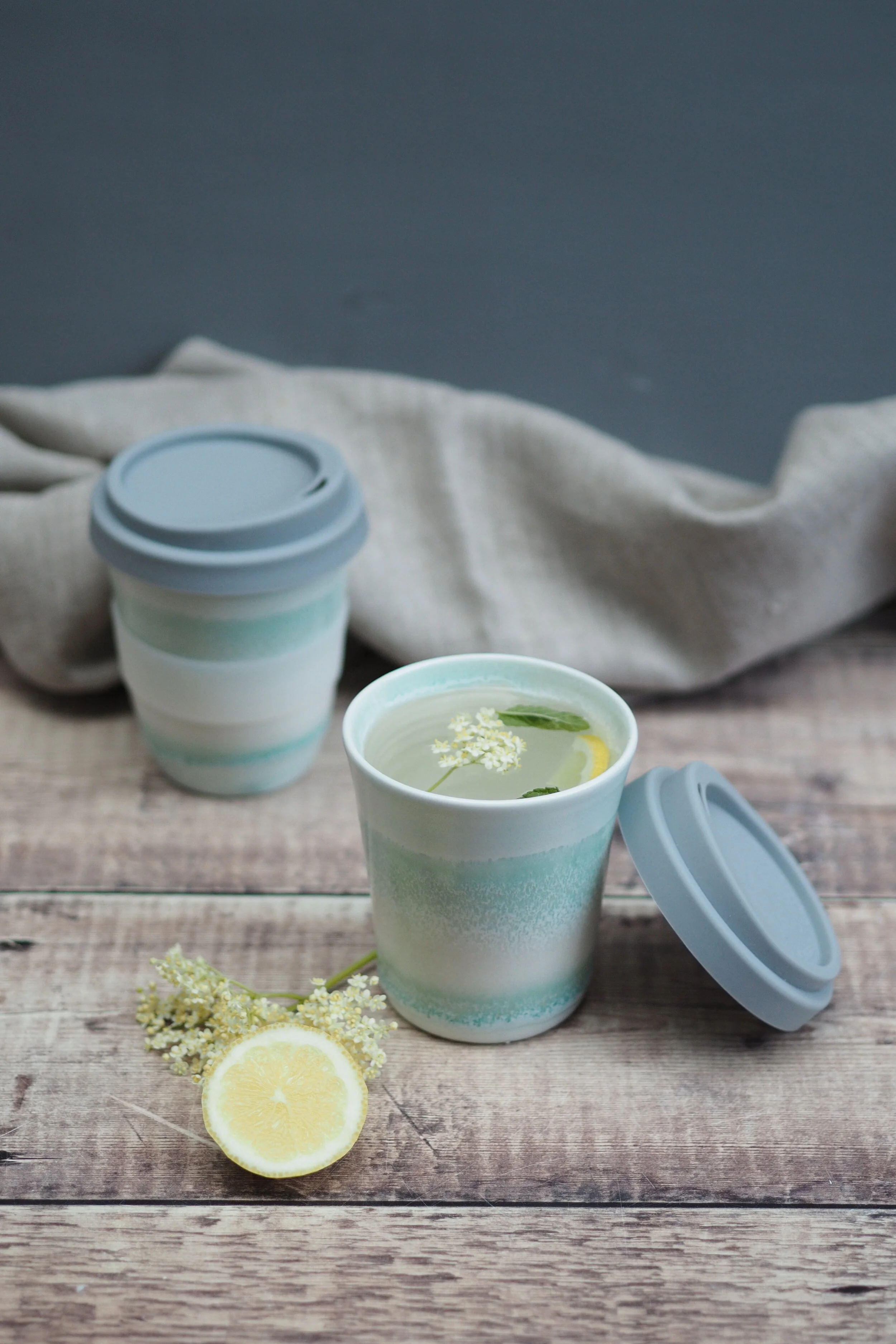 Porcelain travel cup, eco-cup