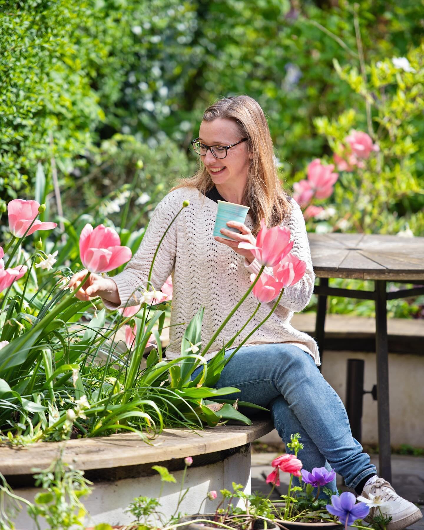 A re-introduction:

I&rsquo;ve just had some updated maker shots of me as I feel like I look different now with these bifocal glasses.

🫖This photo pretty much sums up two of my favourite things: flowers and tea, so if you like both of those we are 