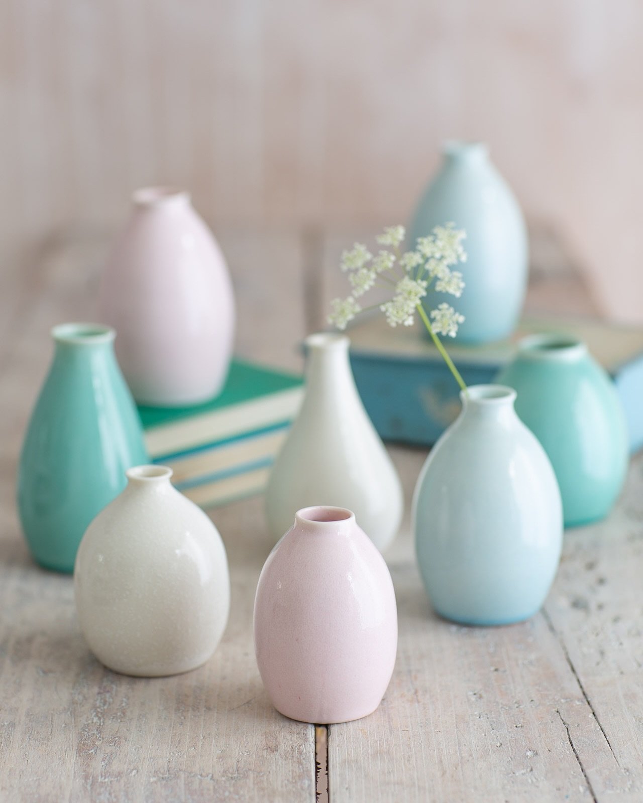 Where can you buy my work? (Answer below)

But first can we have some gardening chat?
I think my next flowery hit is going to be the lilac and Alliums. What are you looking forward to blooming next?

I definitely need to make more vases this year as 