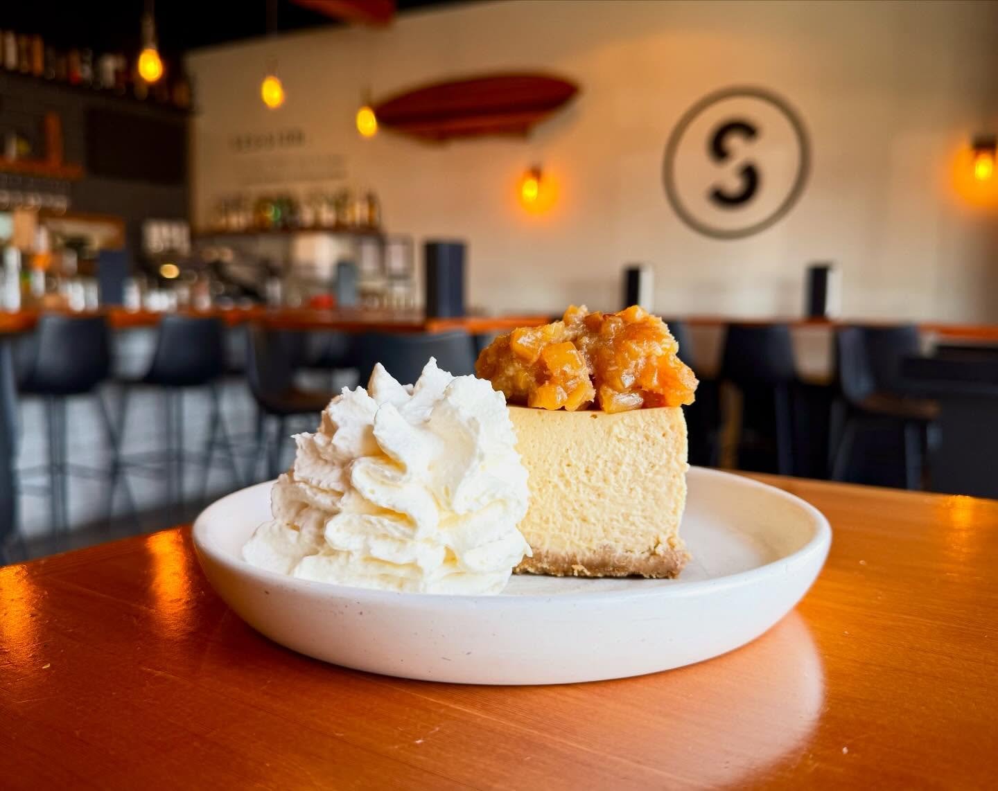 🍍 Nostalgia on a Plate: Pineapple Upside-Down Cheesecake 🍰

Say hello to our newest feature, the Pineapple Upside-Down Cheesecake.

We took our classic, rich cheesecake and topped it with a sweet and sticky caramelized pineapple compote. The result
