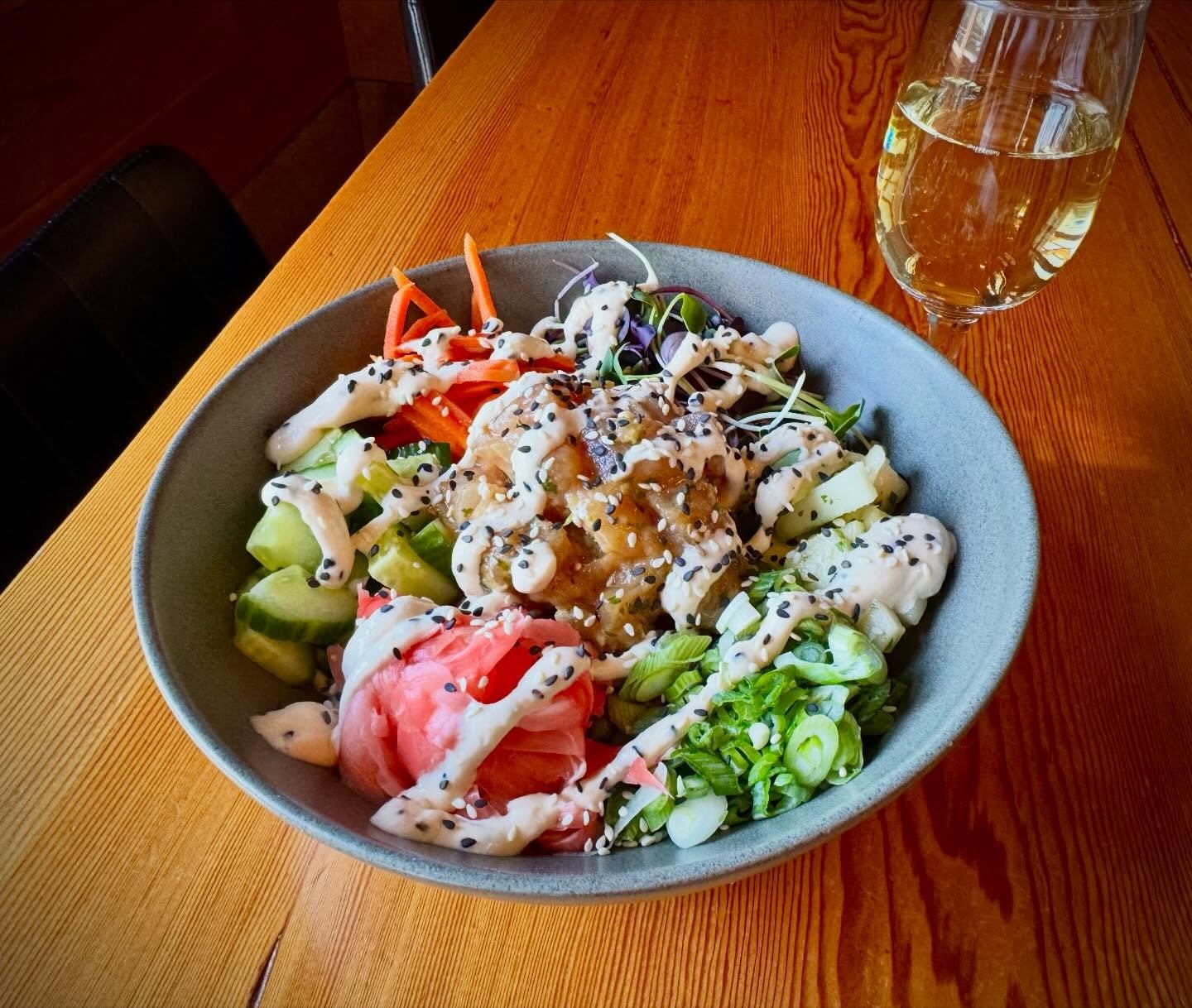 🍣 The Wait is Over: Our Infamous Poke Bowl is Back! 🍍

You have been asking, and we are so excited to finally bring this one back to the lineup. The Poke Bowl has officially returned just in time for the sunny weather.

If you have not had it yet, 