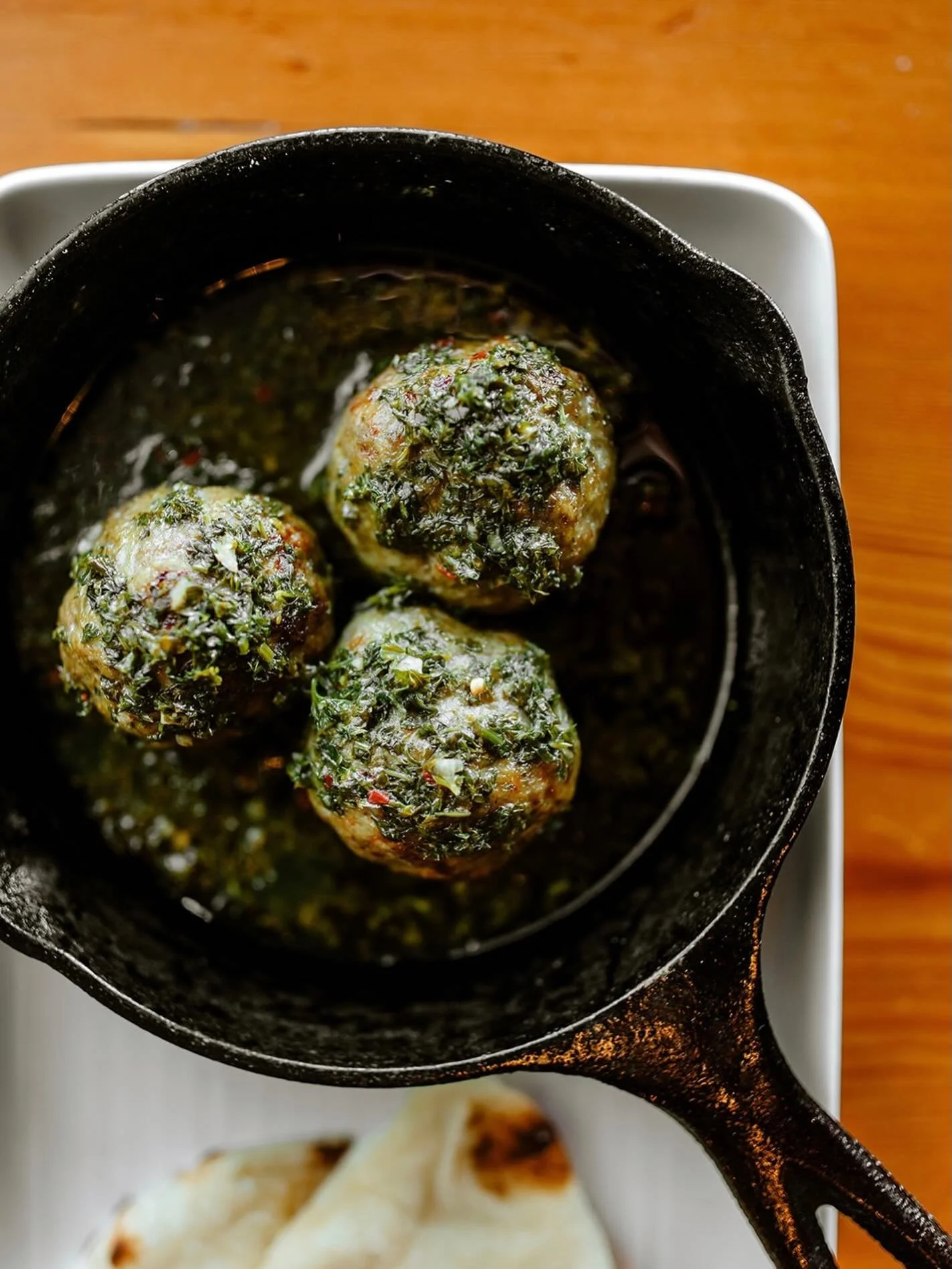 🌿 Chimichurri Meatballs are Back! ☀️

We are officially starting to roll out some fresh new items for our upcoming summer menu. To kick things off, we&rsquo;re bringing back an absolute favorite. The Chimichurri Cast Iron Meatballs have officially r