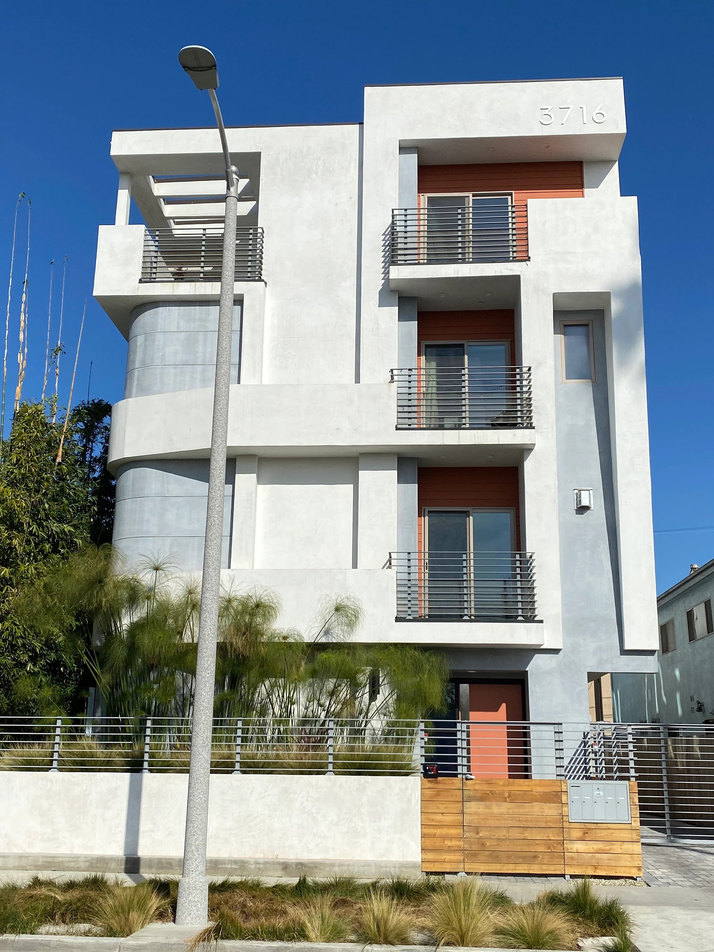  4-story; 5-unit residential. Trying to meet lot constraints while maximizing the yield of the lot proved to be very challenging from conception, through approvals and construction.&nbsp;      Status:  Built  Location:  Los Angeles, CA, US  My Role: 