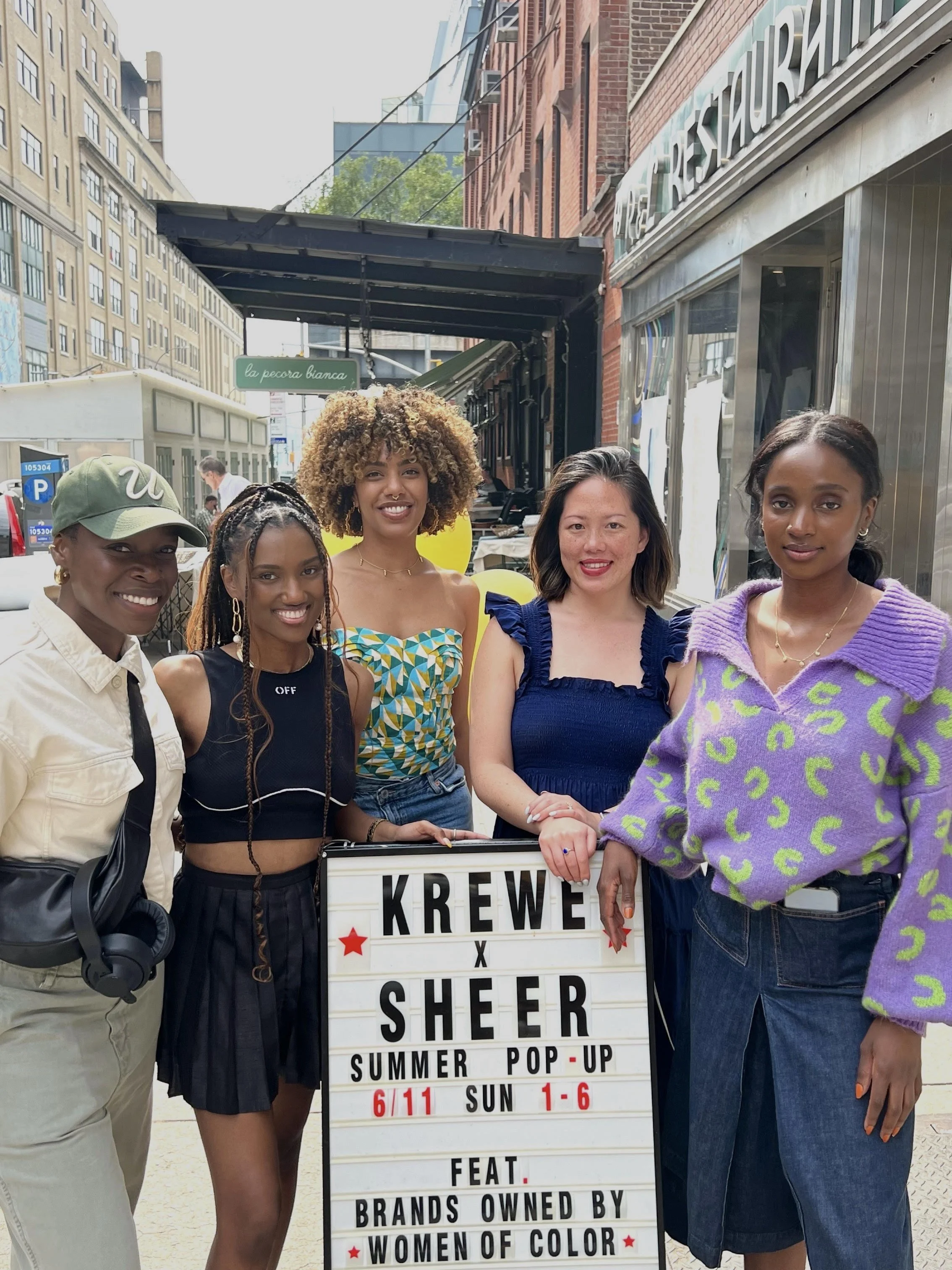 SHEER x KREWE Summer Pop Up Shop: Vavvoune, Pink Moon, Jevela Jewelry