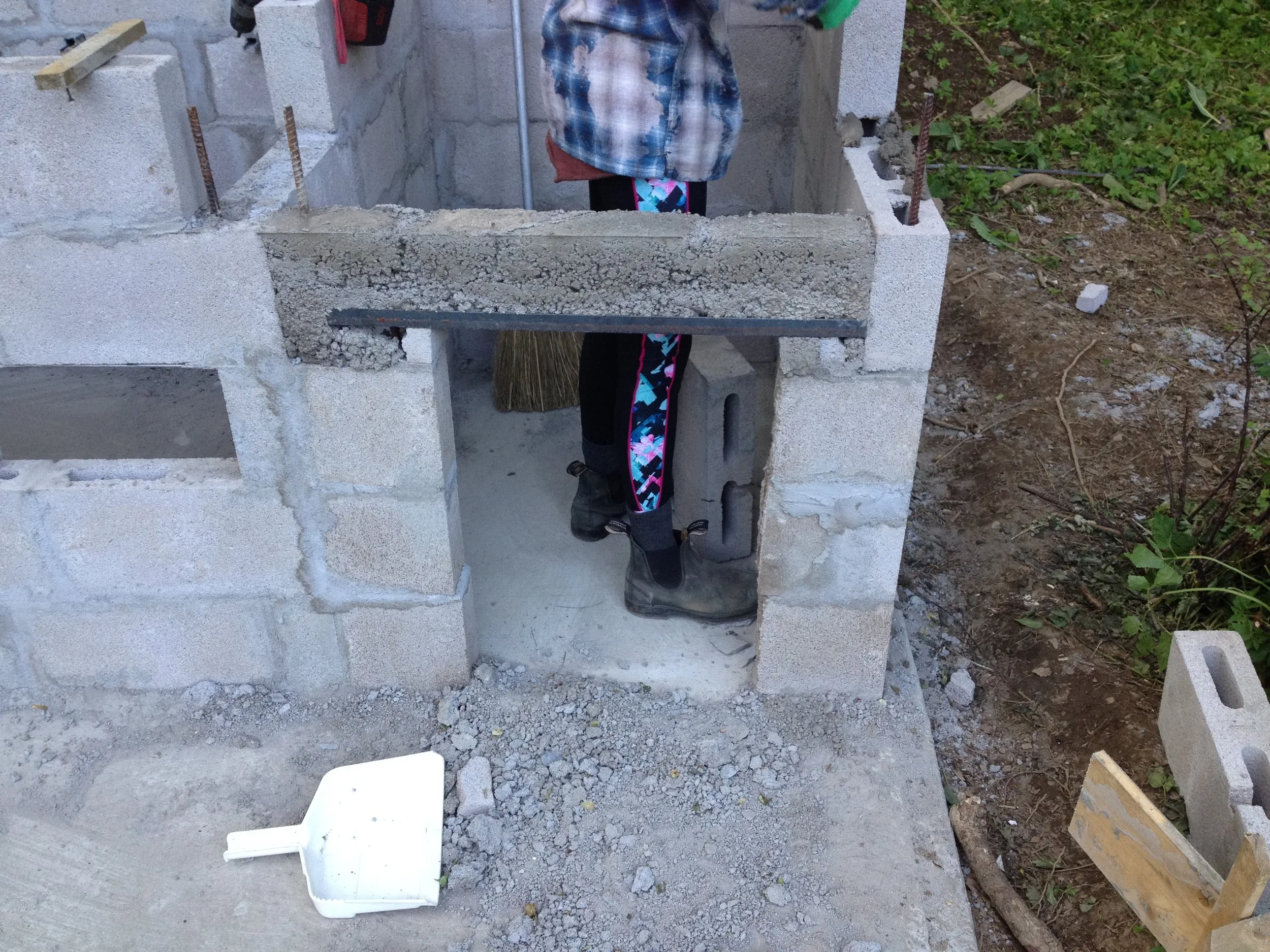  exposed lintel - almost there! 