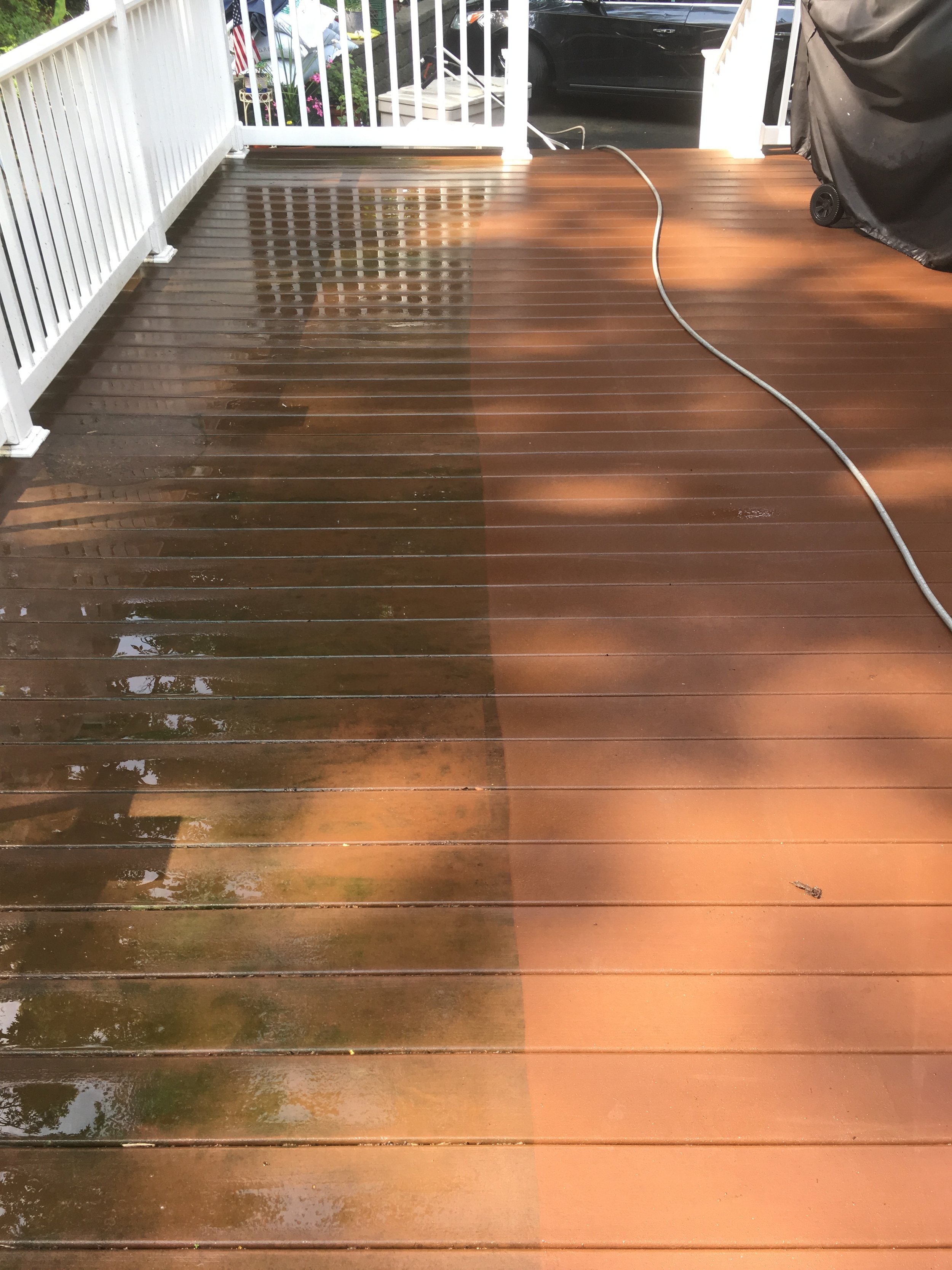 Trex deck cleaning