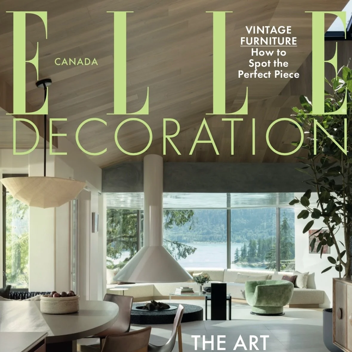 The Island table is feature in the Fall issue of @elledecor magazine! 🖤