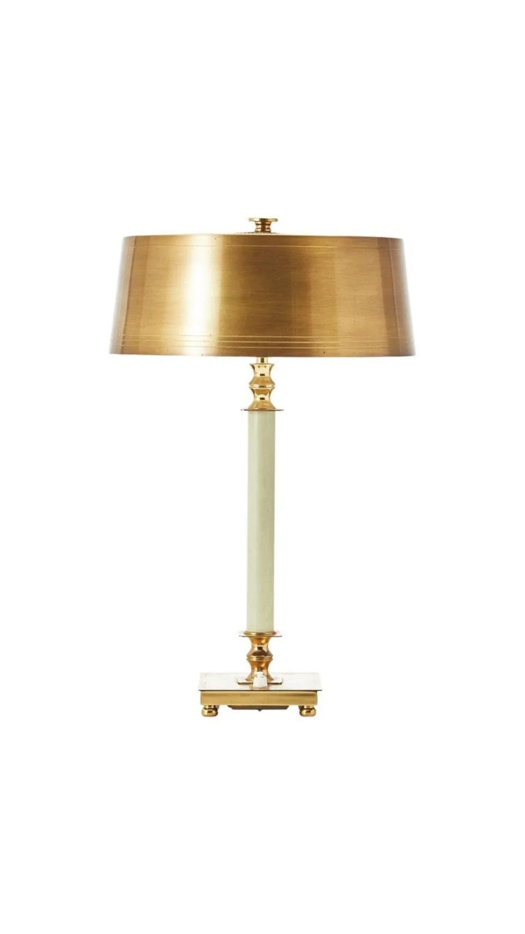 A Brass Table Lamp by Boréns Borås