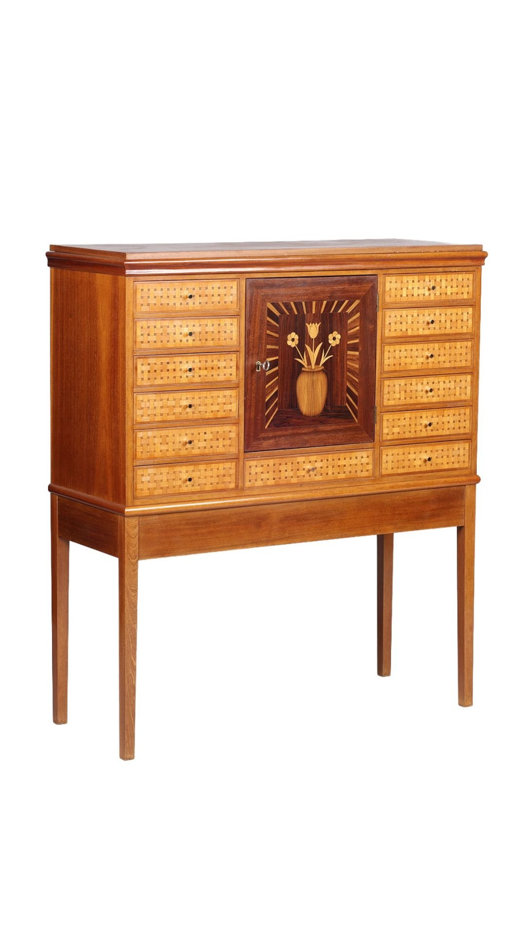 A Danish Master Cabinetmaker Cabinet on Stand