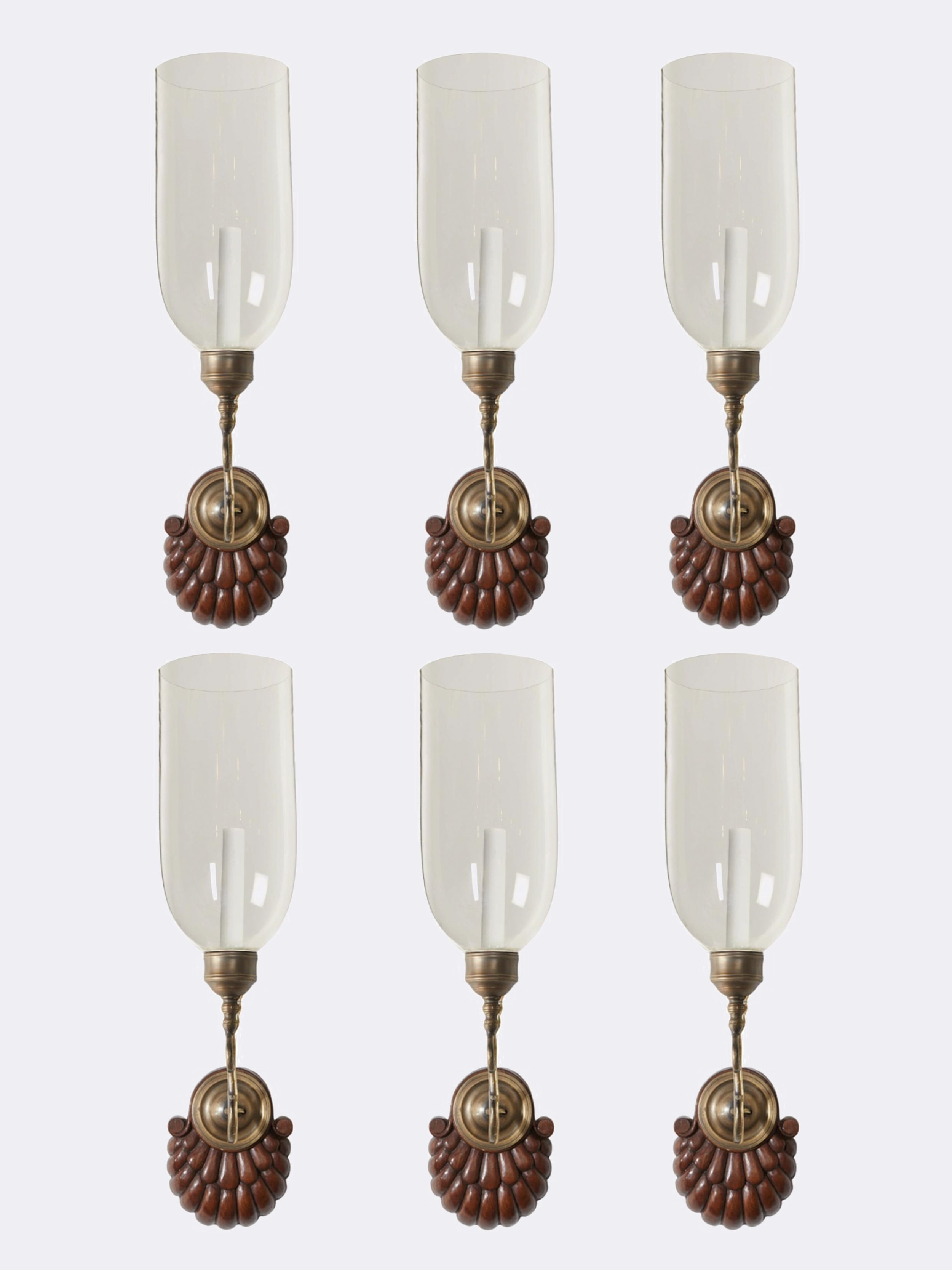 Hurricane Shade Sconces — David Duncan Studio