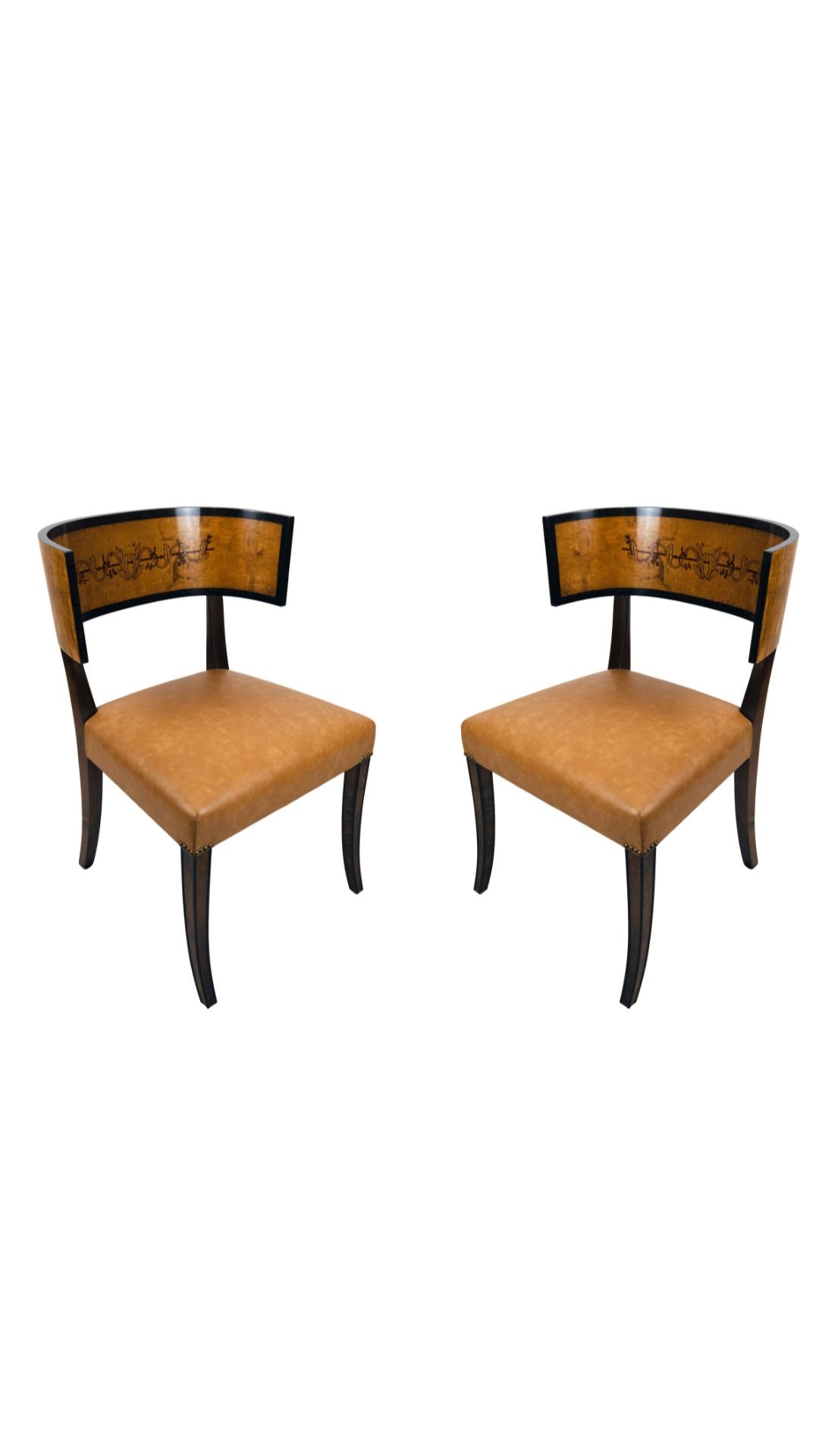 A Pair of Swedish Art Deco Side Chairs