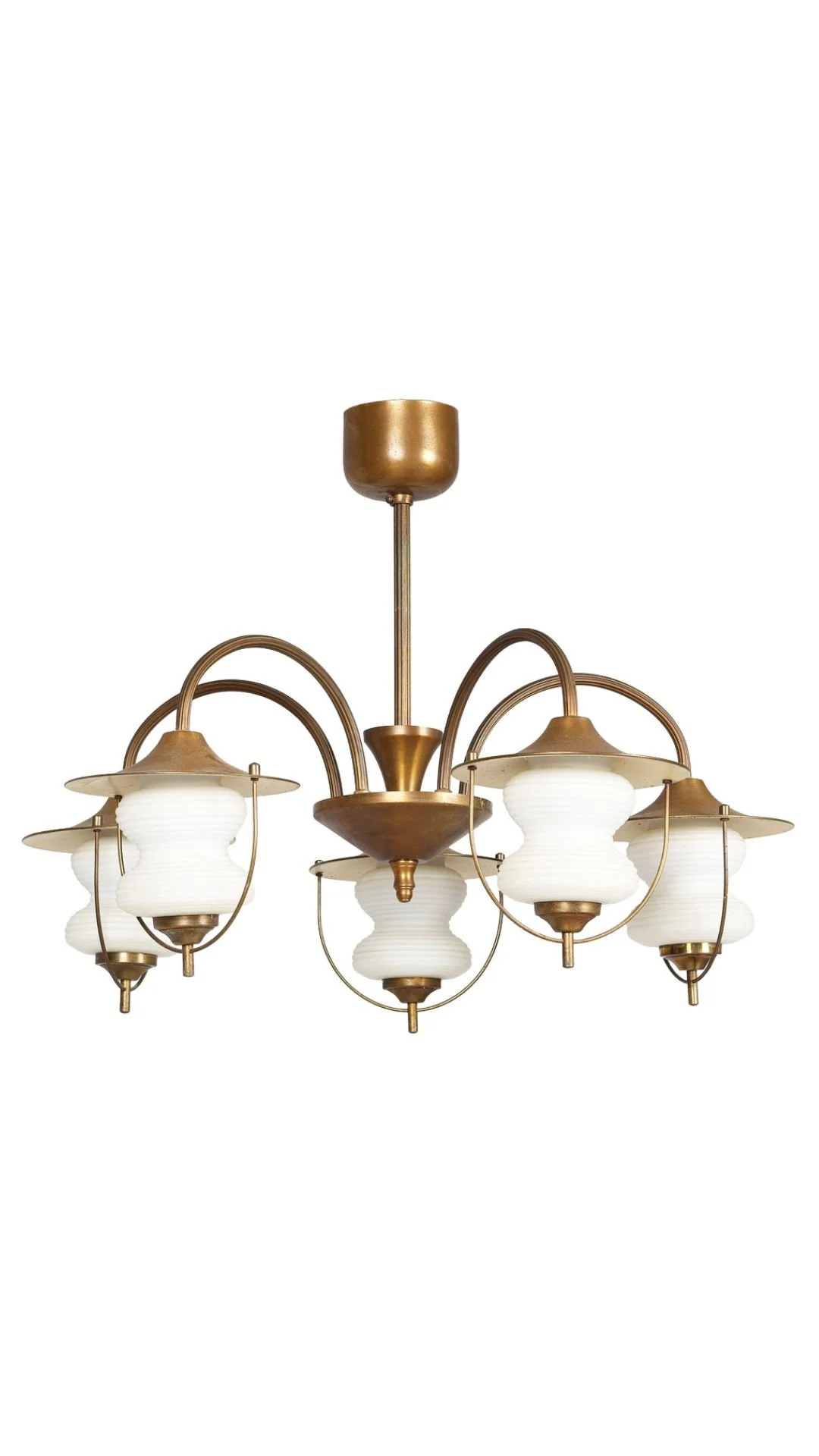 A Danish Five-Light Chandelier