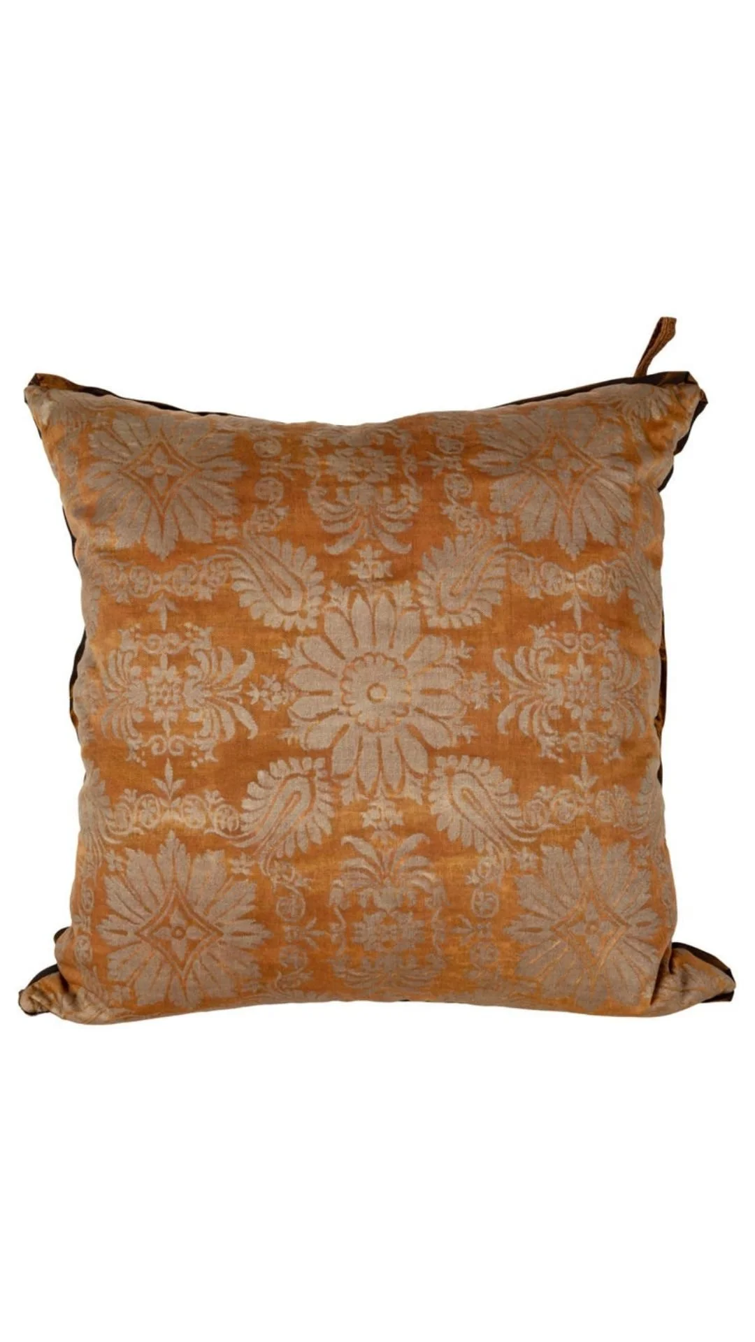 Fortuny Fabric Cushion in the Impero Pattern