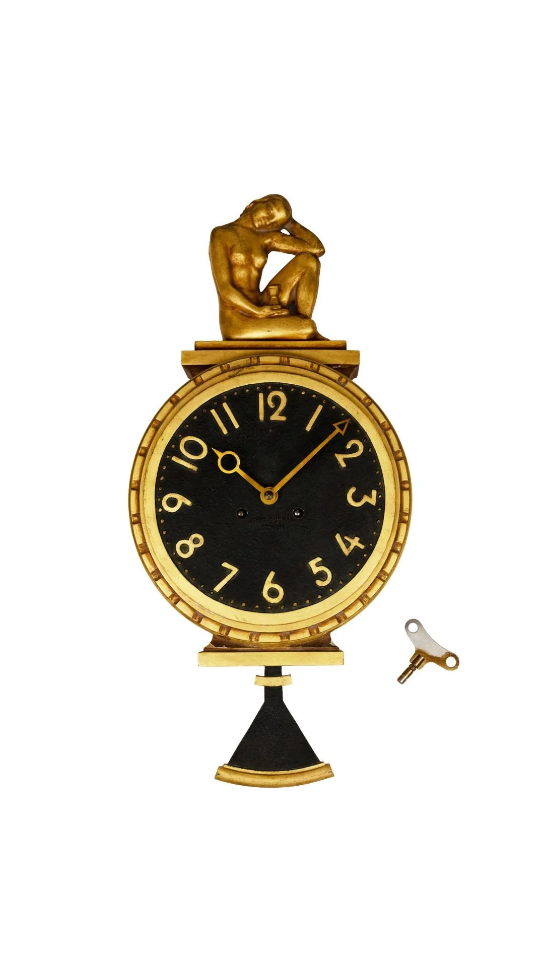 A Swedish Art Deco Wall Clock by David Wretling