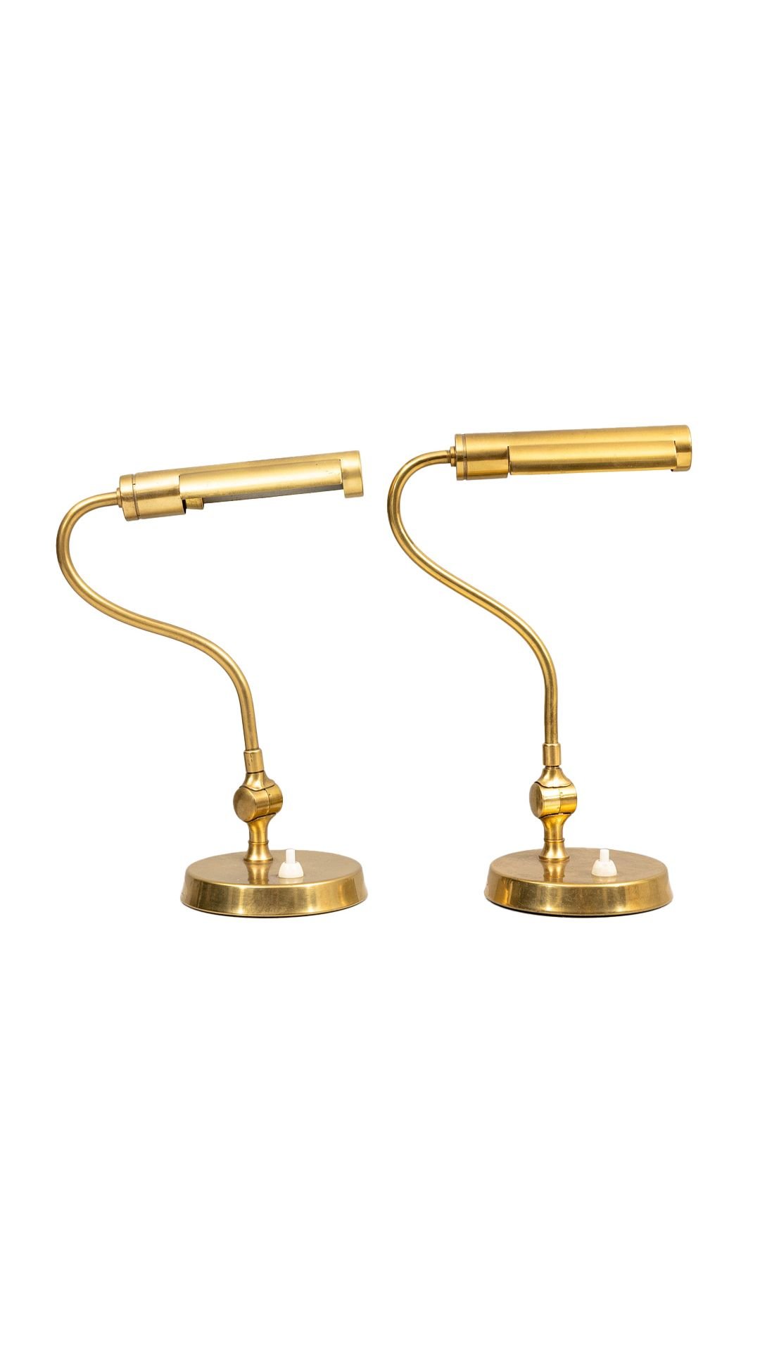 A Pair of Model 52435 Table Lamps by Uppsala Armaturfabrik