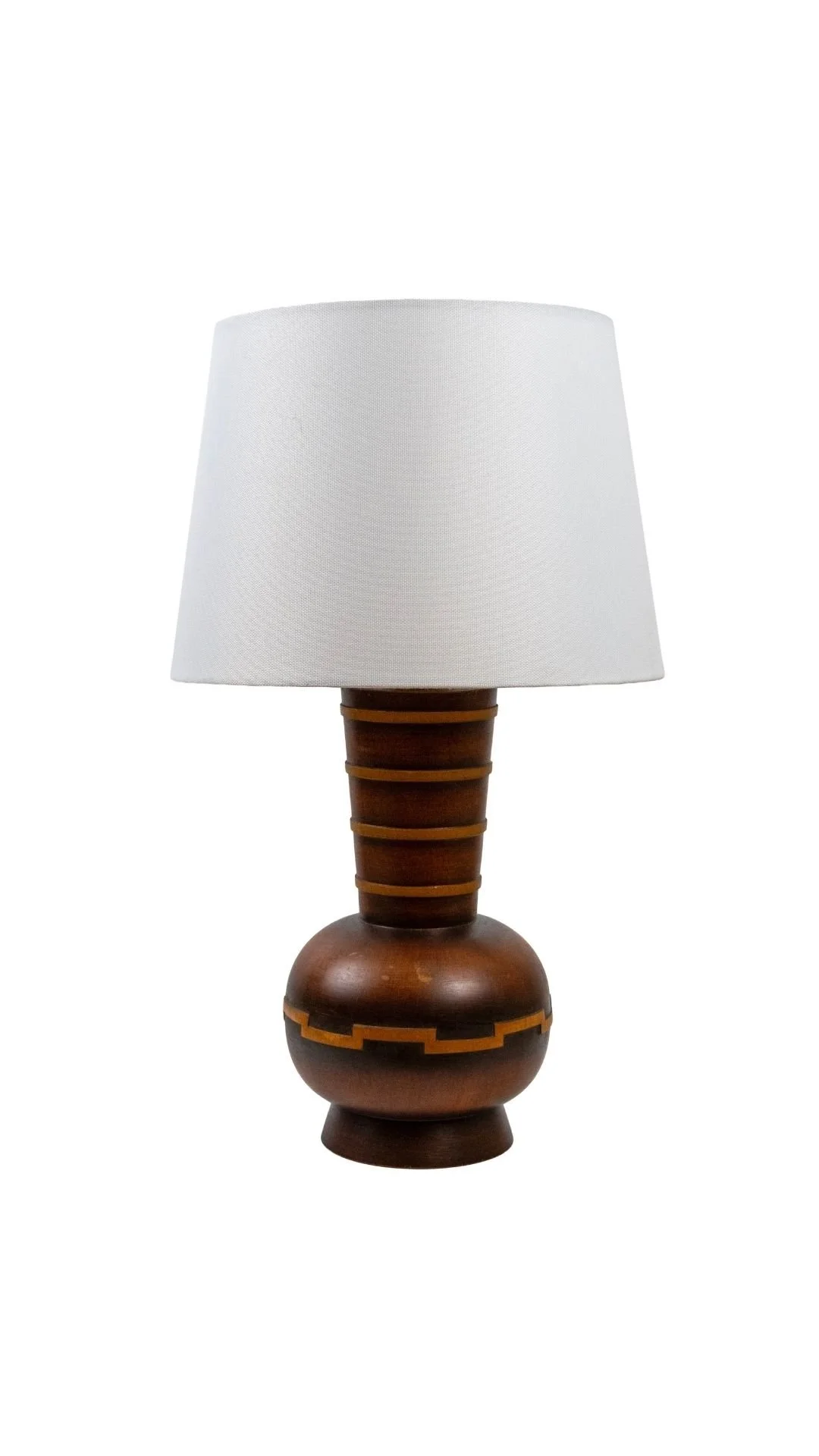 A Swedish Grace-Period Turned Birch Lamp