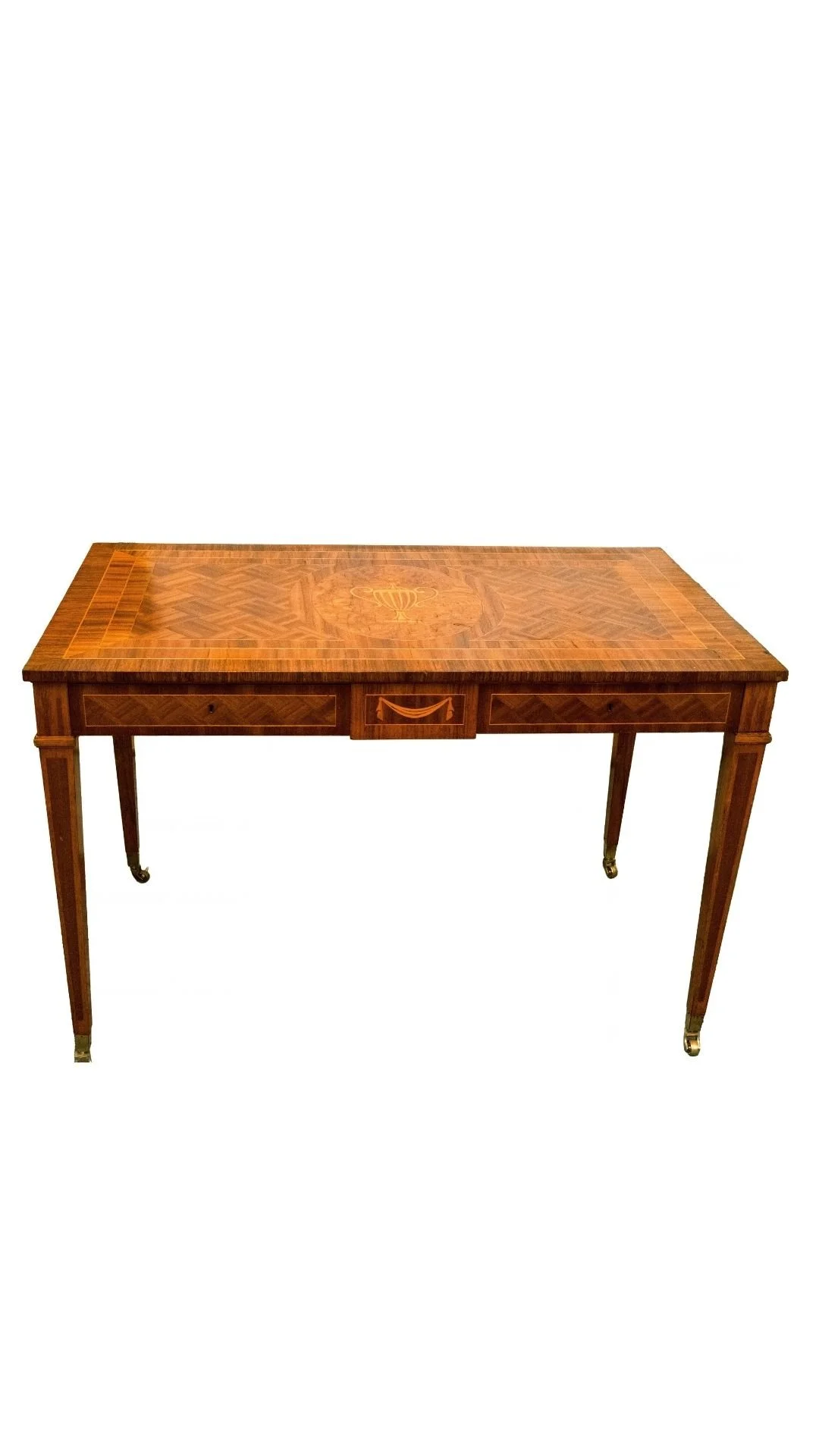 A Swedish Neoclassical-Design Marquetry Writing Table