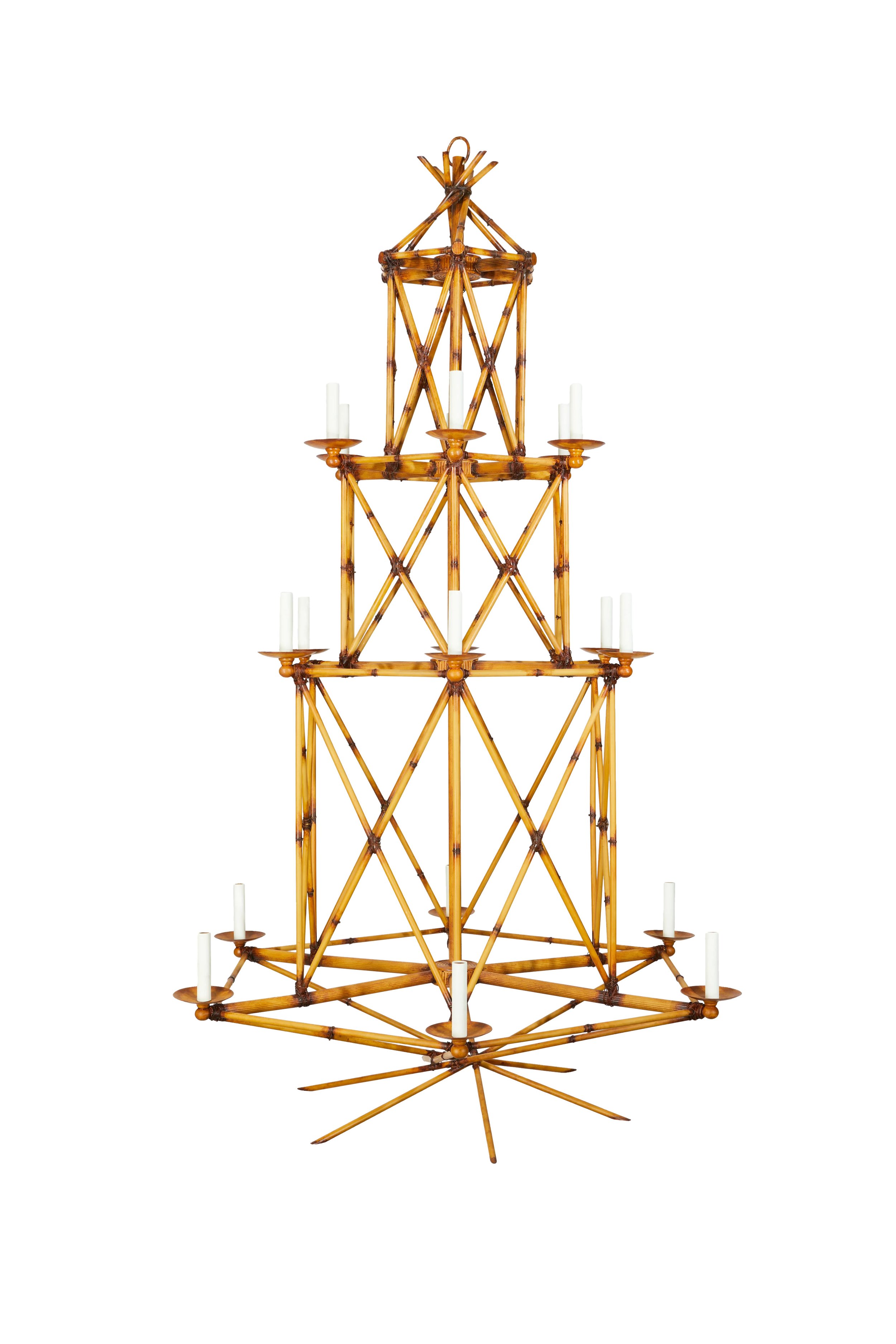 The Bamboo Folly Chandelier