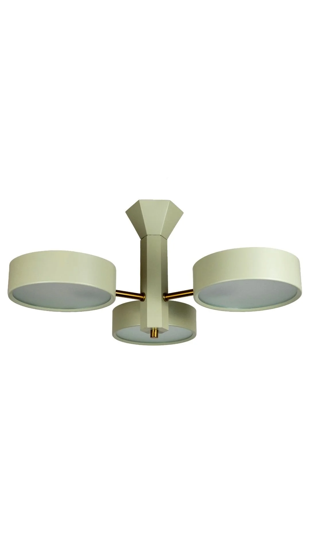 A Mid-Century Three-Light Fixture by Böhlmarks Lampfabrik