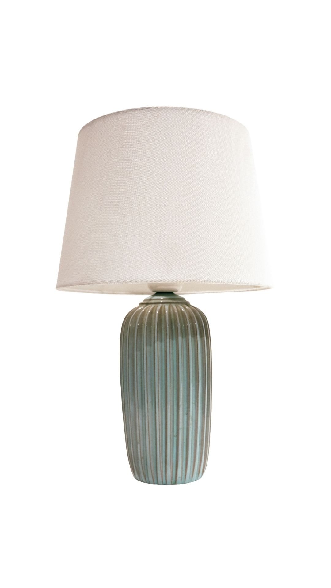 A 1940s Swedish Ceramic Table Lamp by Upsala Ekeby