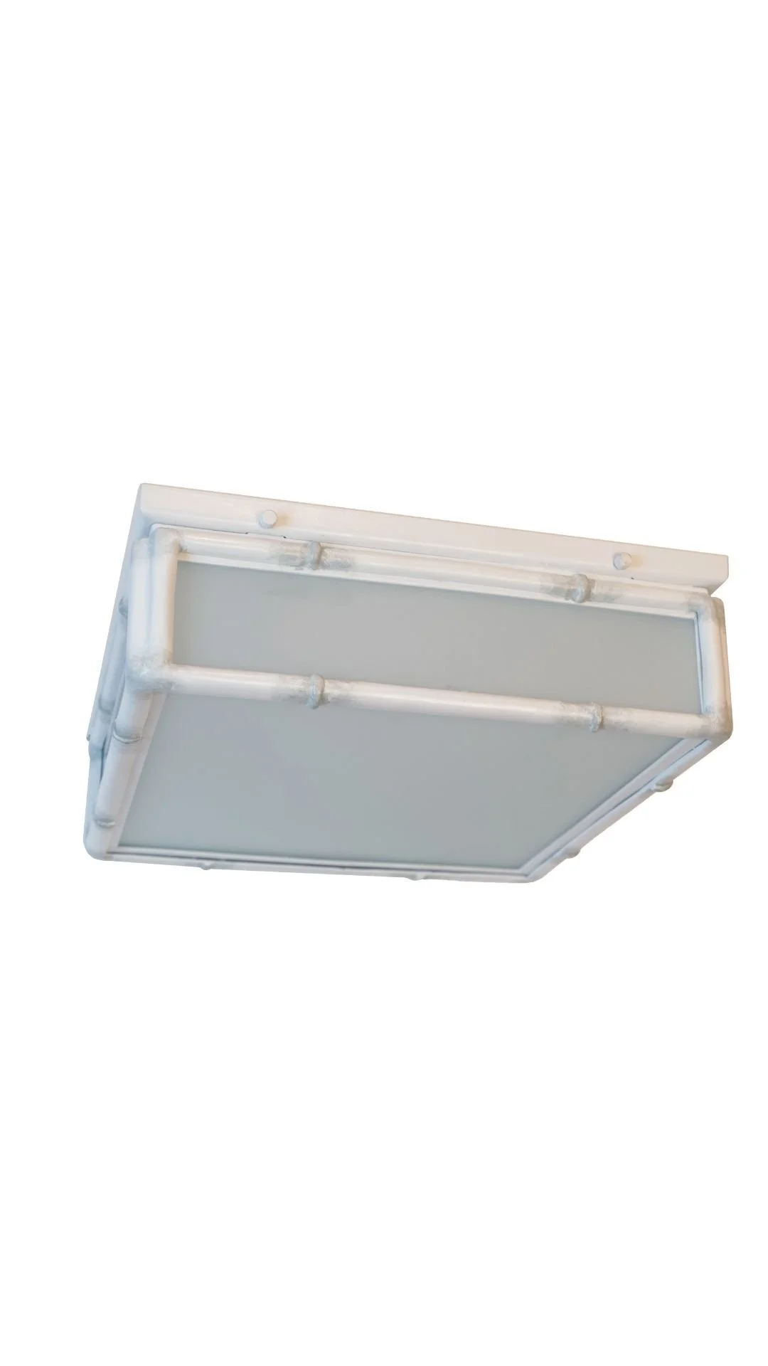 The Celeste Flush Mount in Blue and White