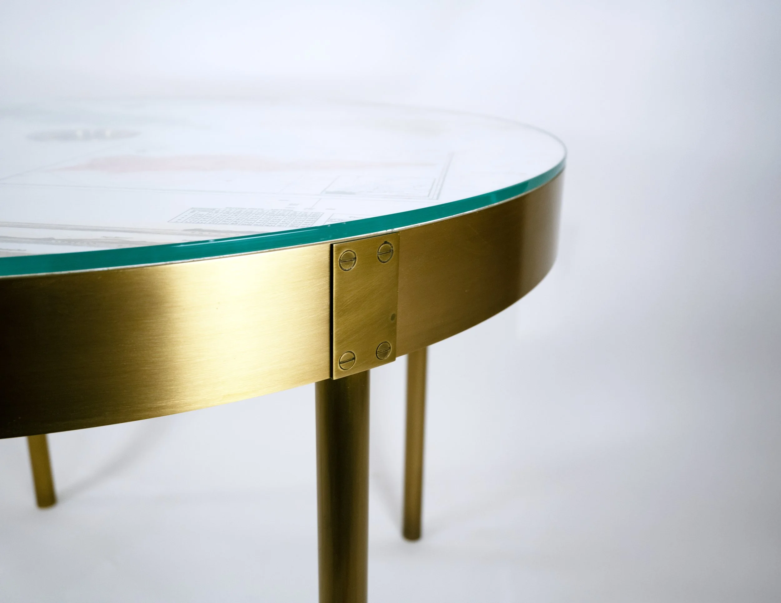 The Cartografico Card Table — David Duncan Studio