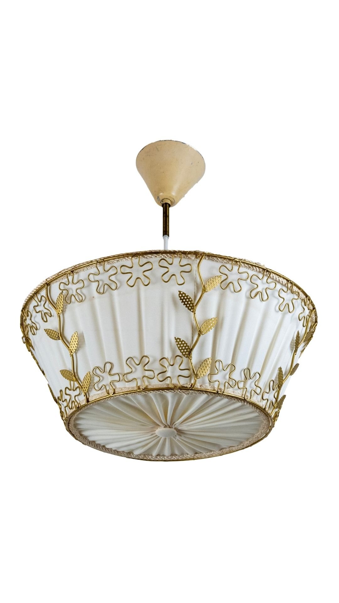 A Swedish Pendant with Brass Filagree Detail