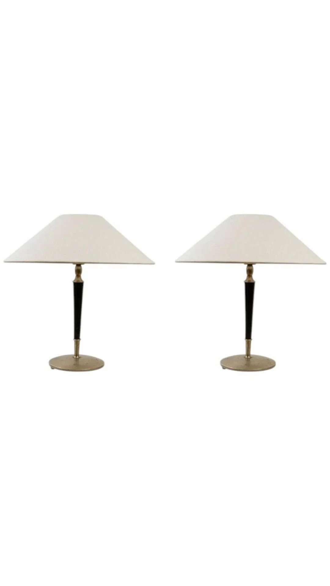 A Pair of Model 6931 Table Lamps by Harald Notini for Arvid Böhlmarks Lampfabrik