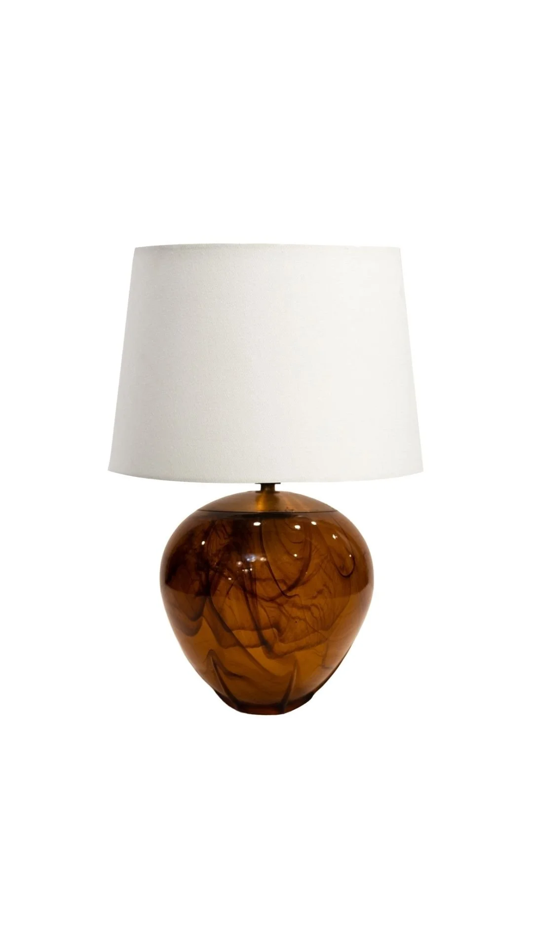 A Mid-Century Blown Glass Table Lamp