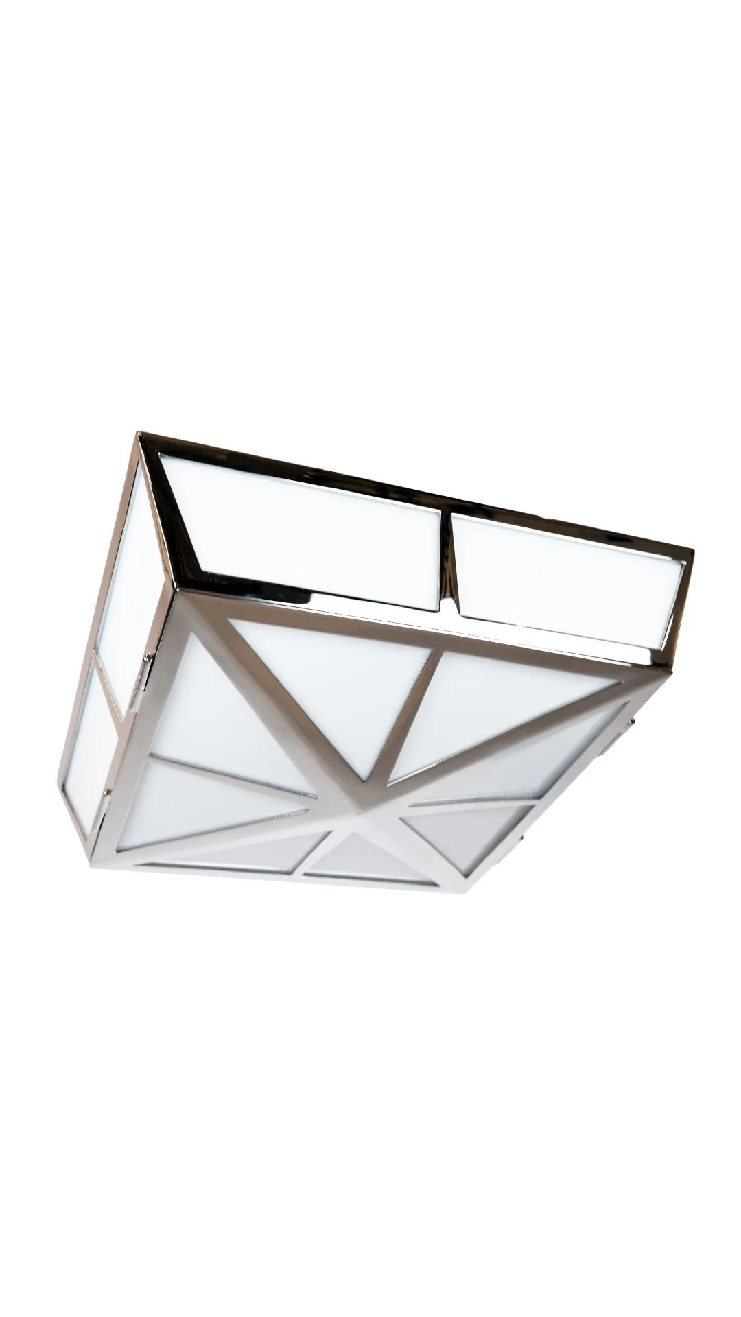 The Compass Flush Mount in Nickel