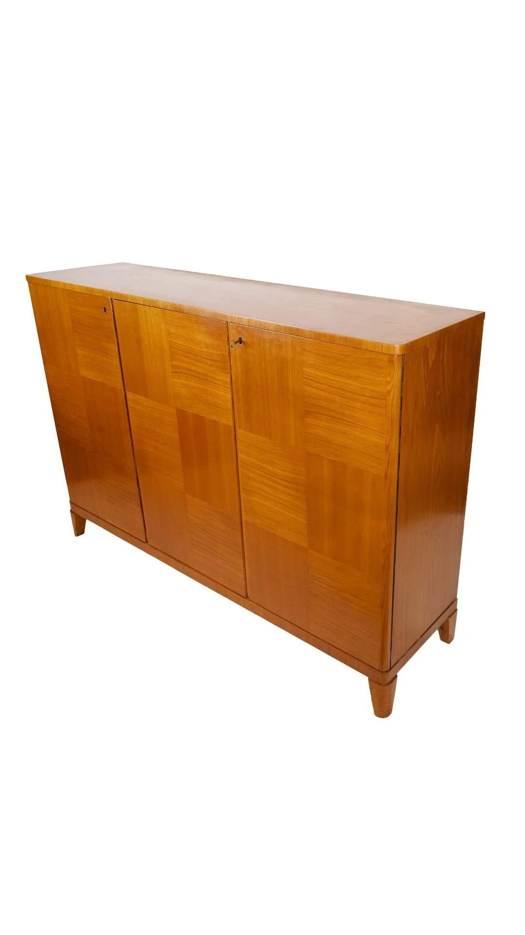 A Swedish Modern Cabinet With Contrasting Veneer
