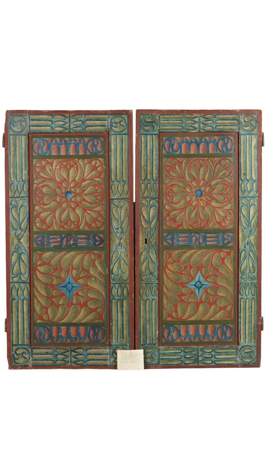 A Pair of Gustavian-Style Painted Doors by Paul Gauguin