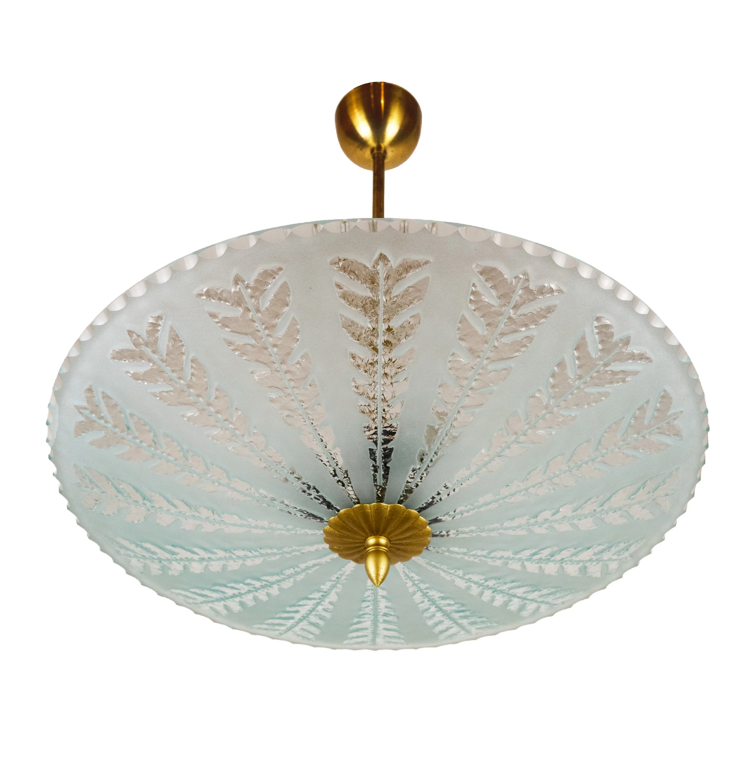 blue glass pendant leaf motif 3.jpg