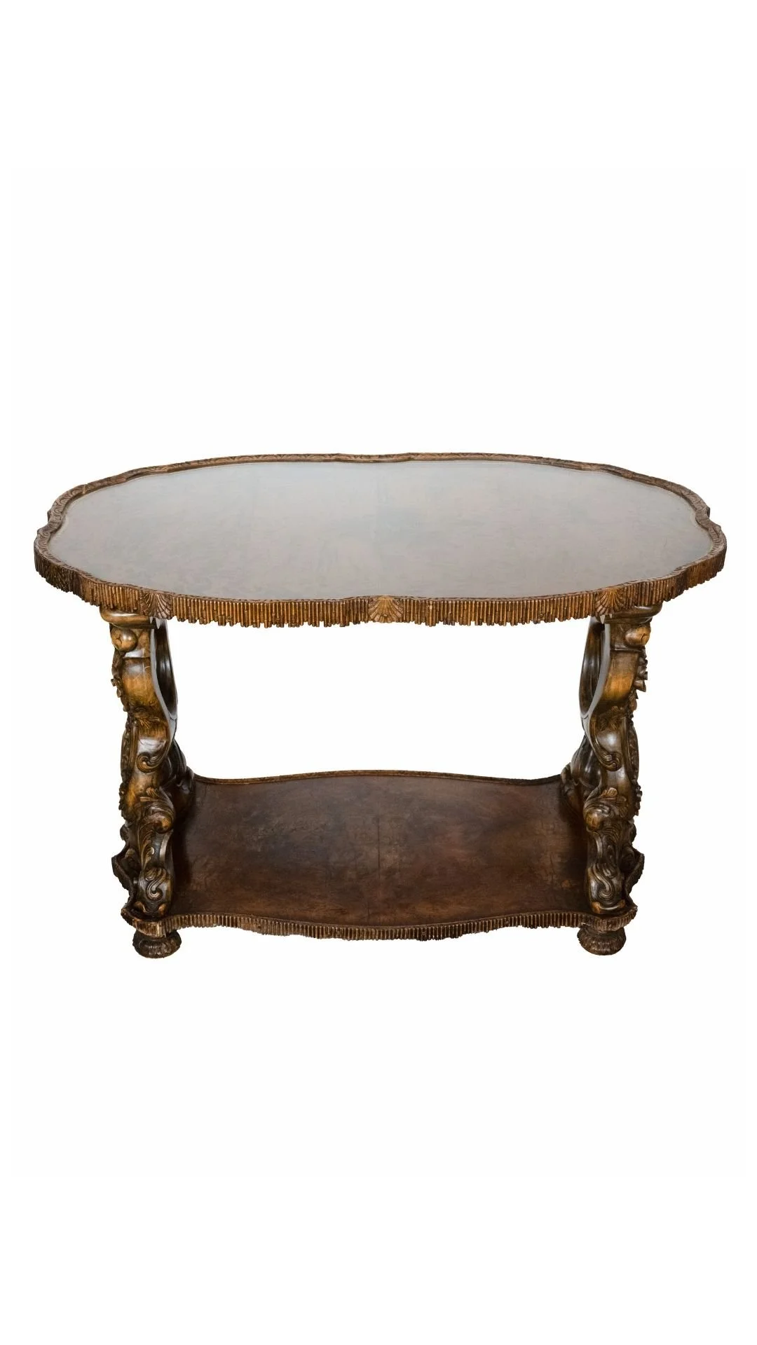 A Two-Tiered Regence-Style Side Table