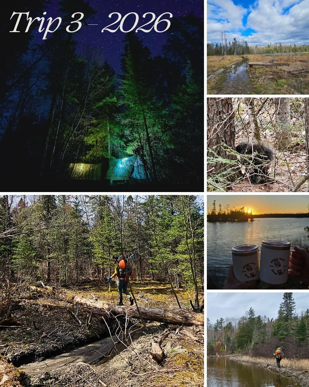 Nothing says "Happy Birthday" quite like 110 hours of backcountry trail work, freezing rain, and helpful beavers.

From May 8 to May 10, Crew Leaders Kaitlyn Birk and Katie Larson braved chilly spring weather (highs of 40F, light flurries, 
