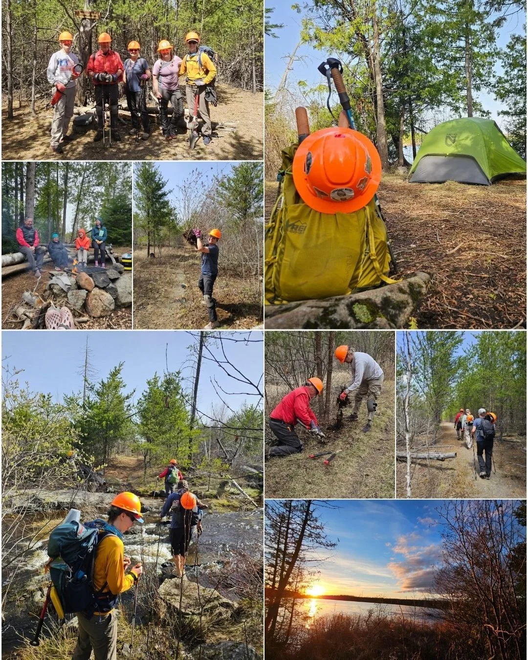 "The Isabella Comedy Crew" (a 5-person volunteer team) just wrapped up Trip #6 on the Powwow Trail, contributing 422.5 total volunteer service hours to keep the wilderness accessible.

The Progress: The team successfully cleared 0.5 miles n