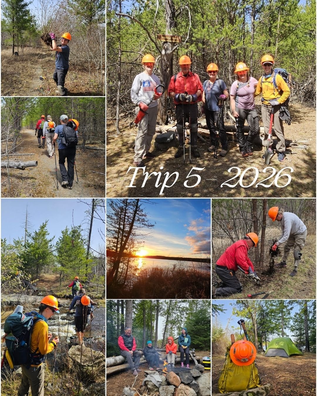 "The Isabella Comedy Crew" (a 5-person volunteer team) just wrapped up Trip #6 on the Powwow Trail, contributing 422.5 total volunteer service hours to keep the wilderness accessible.

The Progress: The team successfully cleared 0.5 miles n