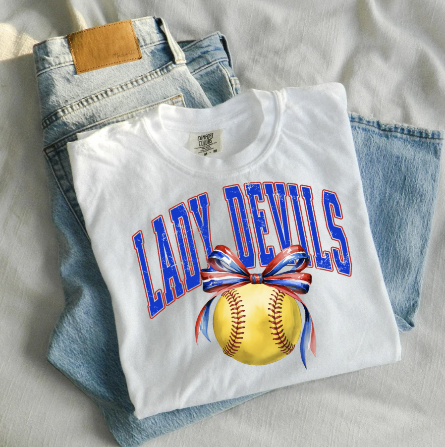 Lady Devils Softball- White