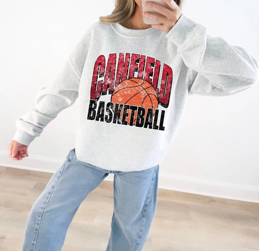 Yes, before you ask &mdash; we&rsquo;ve got CANFIELD too 😉🏀
Our best-selling basketball graphics are officially repping red + black this season!

Perfect for game days, tournaments, and days in the stands ❤️🖤

Custom school designs are always avai