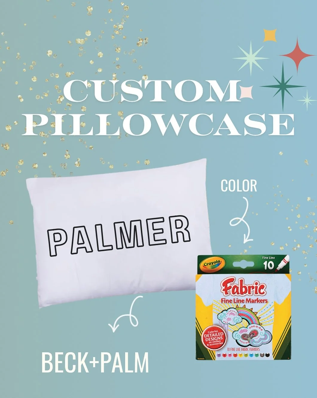 NEW ITEM just hit the shop!! ✨

Perfect stocking stuffer. Add some fabric markers and your kids are going to be entertained for hours!