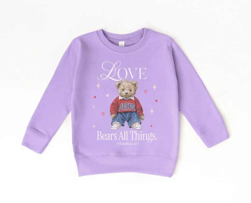 I couldn&rsquo;t help but add this one to the collection! 

Tees and sweatshirts. Baby to Adult! 🐻 🩷