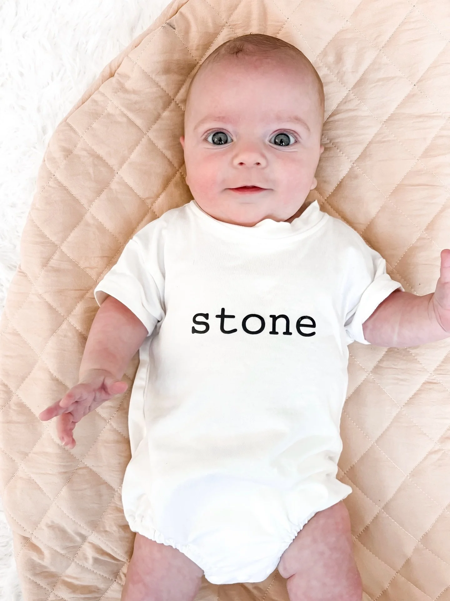 There&rsquo;s just something extra special about seeing their name on it 🥹✨

Our custom baby name rompers are one of our most loved pieces &mdash; soft, simple, and made just for your little one.

Perfect for:
🤍 newborn photos
🤍 baby announcements