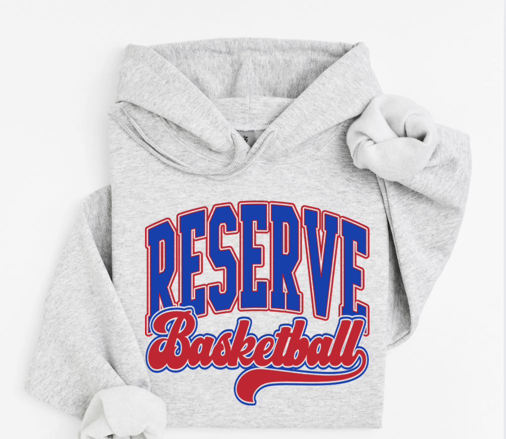 Reserve Basketball- Ash HOODIE