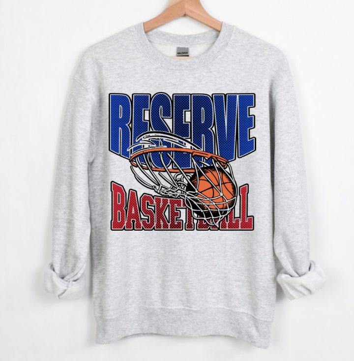 Reserve Basketball- Ash Sweatshirt (solid)