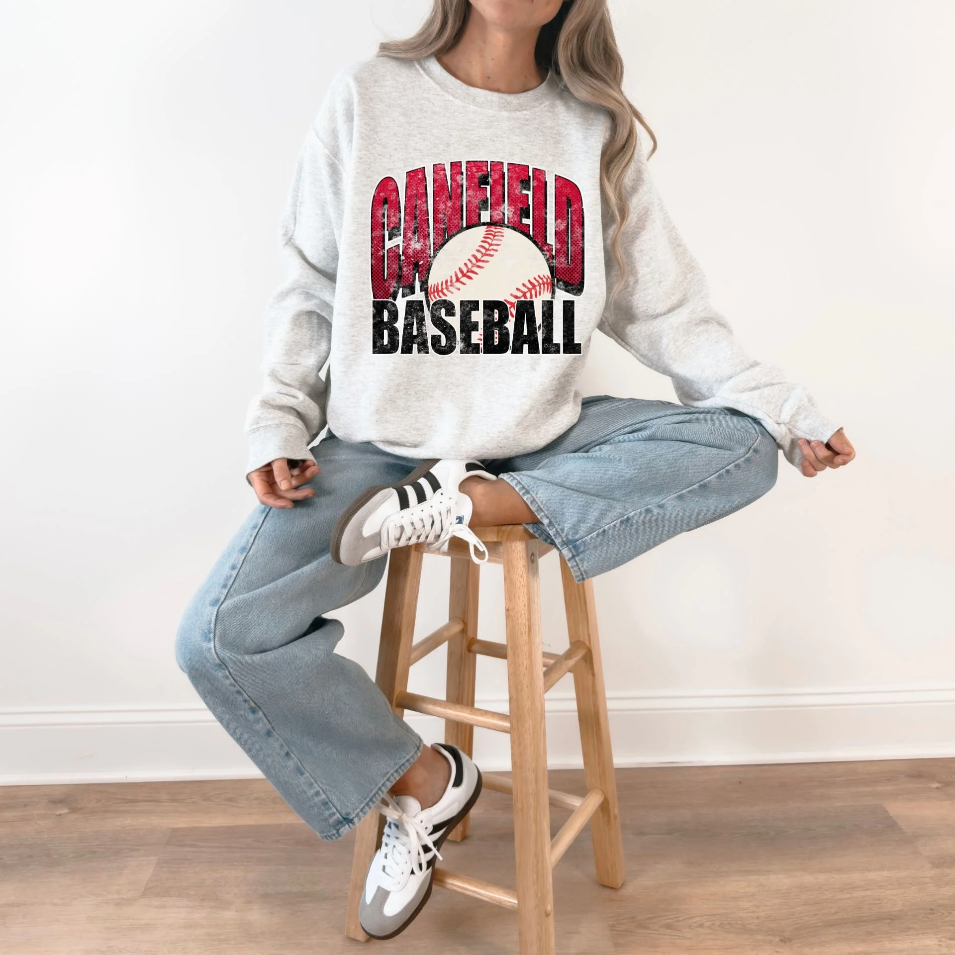 CANFIELD BASEBALL- Sweatshirt ASH GREY