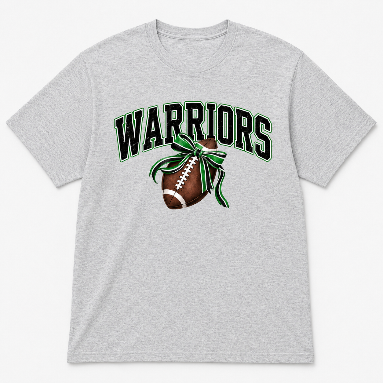 WARRIORS Football Bow T-Shirt