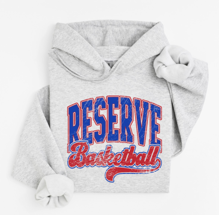 Reserve Basketball- Ash HOODIE (grunge)